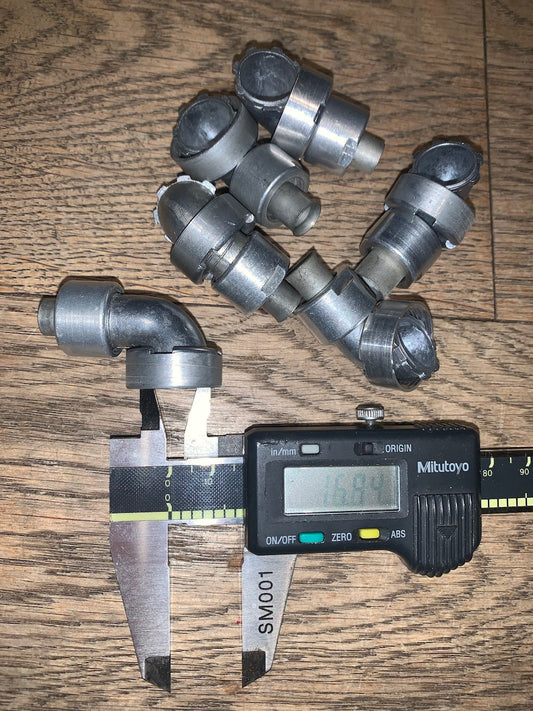 Pattern 104,  Plessey, Mk 4, Aluminium Free, Rt Angle Outlets, Size 1, c/w Ferrule & Outlet Nut