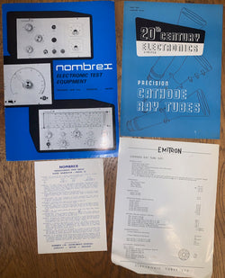 NOMBREX, CINTEL, CATALOGUES, 4X ITEMS