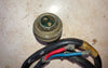 PATTERN 104, PLESSEY Mk4, 2 PIN SOCKET, 2 FEMALE  PIN, RT ANGLE, FREE, MOUNTED ON CABLE, LARKAPUR POWER LEAD,