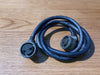 LARKSPUR, CABLE 5FT, Pattern 104,  Plessey, Mk 4,  12 Way, Socket, Free, Rt Angle, TO, 12 way, Plug, Free, RT Angle, Male Pins,  Aluminium Mk IV,