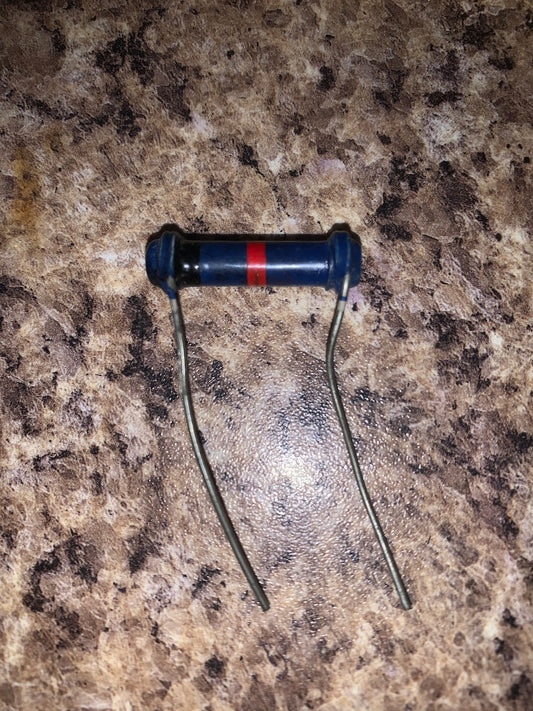 ERIE, DOGBONE, SOLID ROD, CARBON RESISTORS, BODY TIP SPOT TYPE 10A,  TYPE A,  6K @ 1-2W