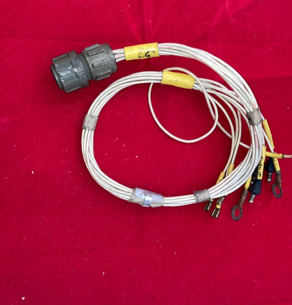 10 pin, Plessey Socket, Female pins, Free with cables terminated with Rists Bullet Connectors, For AFV turn signal loom or radio