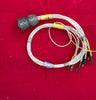 10 pin, Plessey Socket, Female pins, Free with cables terminated with Rists Bullet Connectors, For AFV turn signal loom or radio