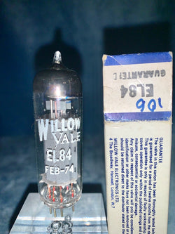 EL84, WILLOW BOXED, RFT PRODUCED , 1974 PRODUCTION