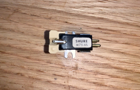 SHURE, M75-6S, CARTRIDGE, DIAMOND ,N75-6 STYLUS, MARKED 3.5CT