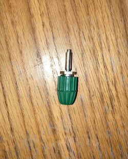 BELLING, TURNER COATES,  GREEN PLUG, 3mm SILVER PLATED SHAFT, O-Z MULTIPOLE, L378/A/3