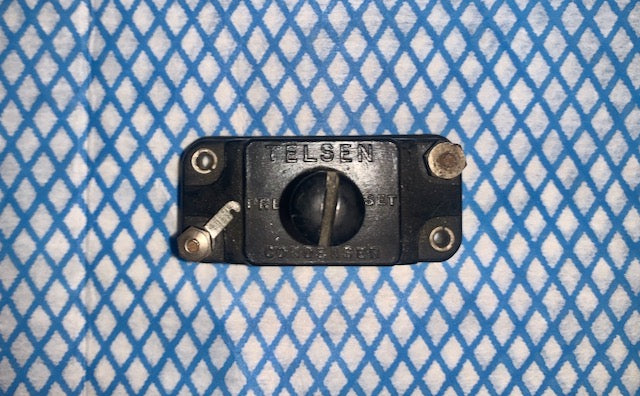 TELSEN, PRESET CONDENSER, 0.0003uF, BAKELITE BODY, 1926,