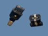 10C/14206, 5C/457.  2 pin plug and socket, used by RAF, RAE,  (Royal Aircraft Establishment), for Electrically Wired Flight Clothing.