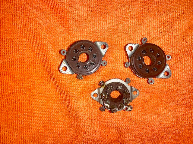 MEISSNER, OCTAL, AO8, LOW LOSS, BROWN MICANOL, VALVE BASE, EX EQUIPT