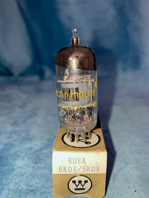 6U8A, WESTINGHOUSE, BOXED,  ECF82,  1972 PRODUCTION