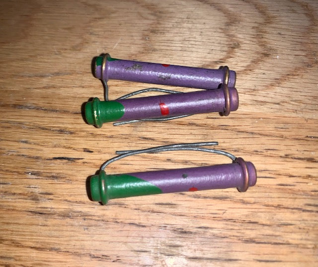 ERIE, DOGBONE, SOLID ROD, CARBON RESISTORS, BODY TIP SPOT TYPE 10A, 7K5, 1-2W