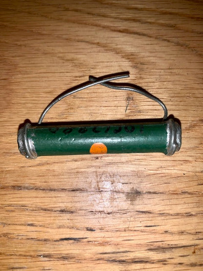 ERIE, DOGBONE, SOLID ROD, CARBON RESISTORS, BODY TIP SPOT TYPE 10A, 50K, 1-2W