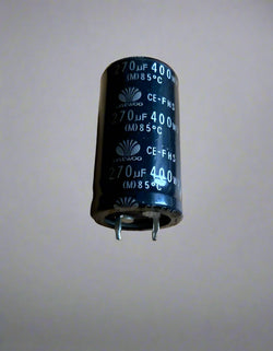 270uF @ 400V, SNAP IN, RADIAL CAPACITOR, DAEWOO MANUFACTURED