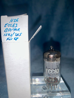 ECC83,  Brimar, Manufactured  November 1968, 1573 code,   12AX7