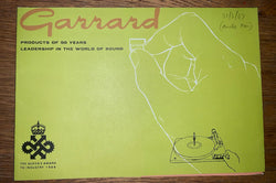 GARRARD, 401, TURNTABLE, BROCHURE, 1967
