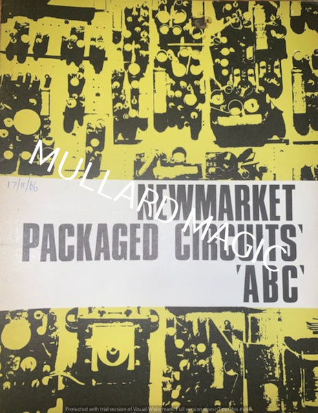 NEWMARKET, PACKAGED CIRCUITS ABC, BROCHURE, 1966