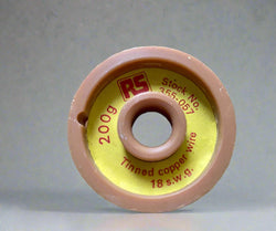 RS PRO, Single Core, 18SWG, 1.22mm dia.,  Tinned Copper Wire, 20.2, 200g