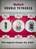 MULLARD, DOUBLE TETRODES, LEAFLET, QQ03-10, QQV03-20A, QQV06-40