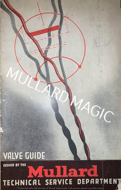 MULLARD, VALVE GUIDE, 2ND EDITION, 1932, LOOSE COVERS