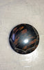 OCTAGONAL, SKIRTED, MARBLED BROWN BAKELITE KNOB,  19mm DEPTH, 38mm DIA,