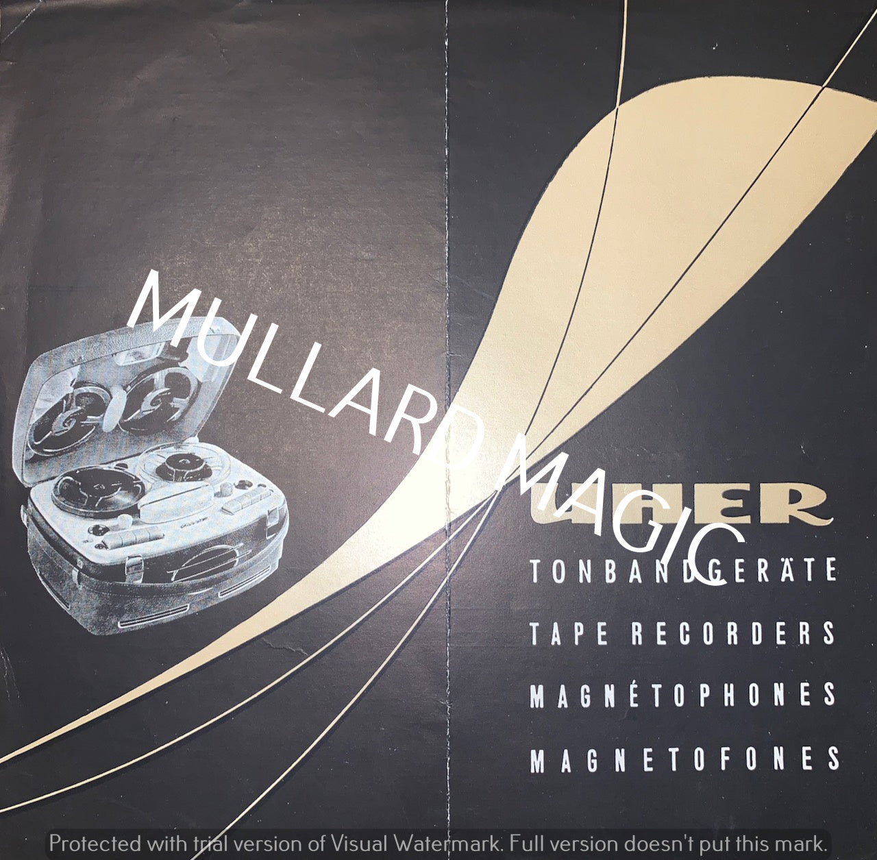 UHER, TAPE RECORDERS, 95 SERIES, LEAFLET