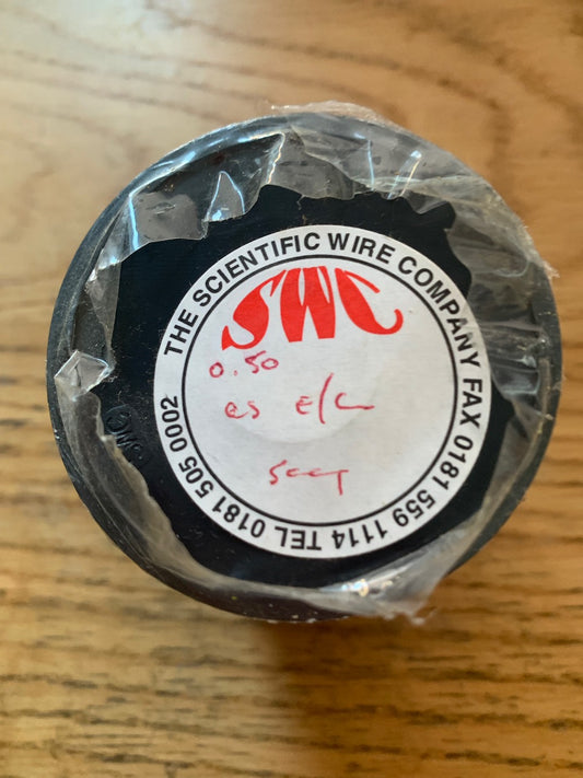 SCIENTIFIC WIRE COMPANY, SWC, 500g, 0.50mm  DIA, SOLDERABLE ENAMELLED COPPER WIRE NOS