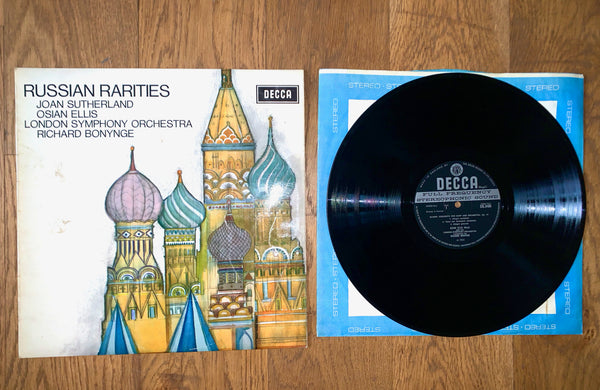 Decca ,SXL 6406, Russian Rarities, Joan Sutherland, Osian Ellis, Richard Bonynge, NM/VG