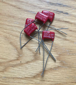 STAB, HIGH GRADE, SILVER MICA CAPACITOR, 33pF @ 350V WKG