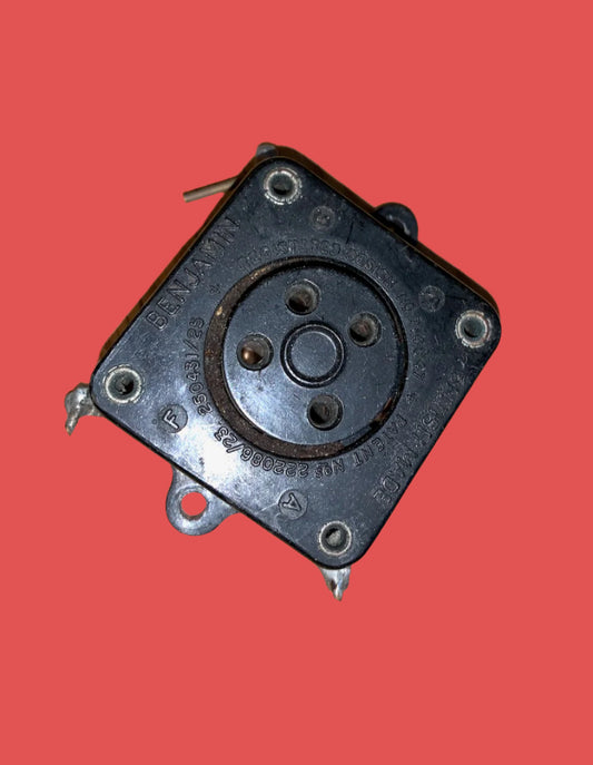 BENJAMIN, B4, BAKELITE, VALVE BASES, 1931, SQUARE SHAPED