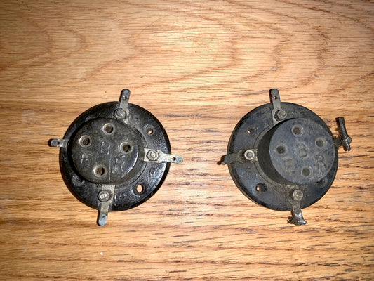 EDISON BELL, EBR, EBONITE, BRITISH FOUR PIN, B4, VALVE BASES ,1926,