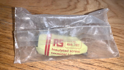 RS PRO, Black Terminal Post, 3kV, 30A, M6 Thread, NOS,  444-781