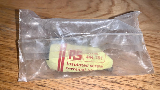 RS PRO, Black Terminal Post, 3kV, 30A, M6 Thread, NOS,  444-781