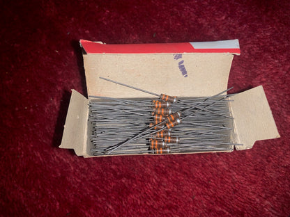 Allen Bradley, Morganite, Carbon composite resistor, Type S, 0.5W 10%, VARIOUS VALUES