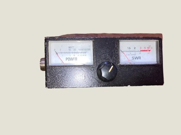 Small, Unbranded, HF Power & SWR meter, 100W