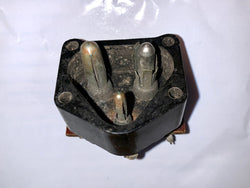 PLUG, CHASSIS MOUNT, 3 PIN MALE, FOR RECEPTION SET R107, EX EQUIPT