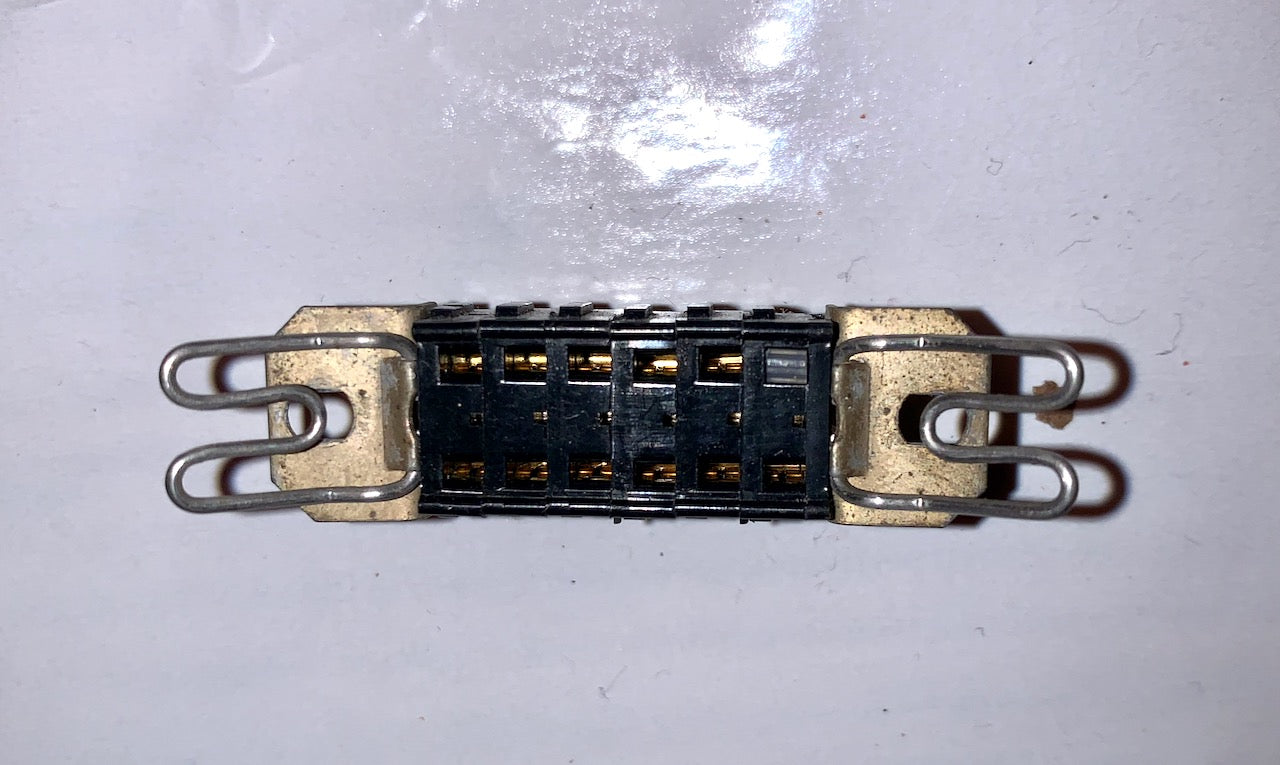 PLESSEY, PAINTON, JONES, MULTICON 159 SERIES, 11 PIN SOCKET, FOR QUAD 50D 50E CHASSIS MOUNT, NOS