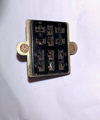 PAINTON, JONES, STAGGERED 12 PIN FEMALE, CHASSIS MOUNT, SOCKET, EDDYSTONE 730/4  SHORTING PLUG, YAESU PSU SOCKET, EX EQUIPT