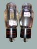 5U4G, MARCONI BADGED CANADIAN WESTINGHOUSE, MATCHED PAIR, SMOOTH CHARCOAL ANODE, VT-244, 5U4