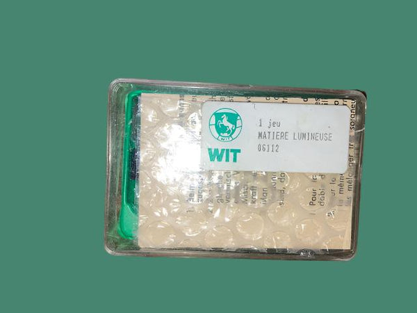 WIT, MATTERE LUMINEUSE, 06112, WATCH DIAL LUME KIT, OFF WHITE/GREEN, NOS