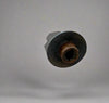 TV HOLD KNOB, BROWN BAKELITE KNOB, SKIRTED,  30mm DEPTH, 25mm DIA,