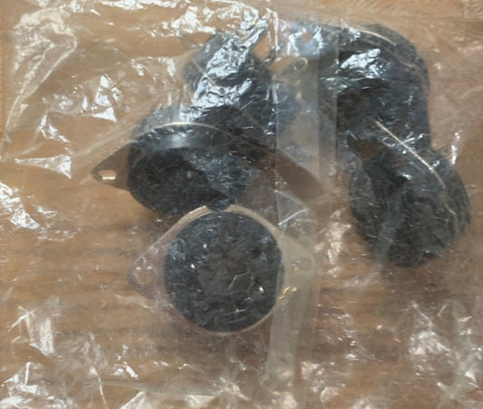 RADIOSPARES, RS, AO, OCTAL, VALVE BASE, BLACK, EX EQUIPT, BAG OF 5X