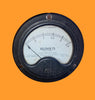 3.5 INCH DIA, Moving Coil Meter, WESTINGHOUSE, NX-35,CAY-22306, MARKED 0 - 2.5KV mA, FSD 1mA