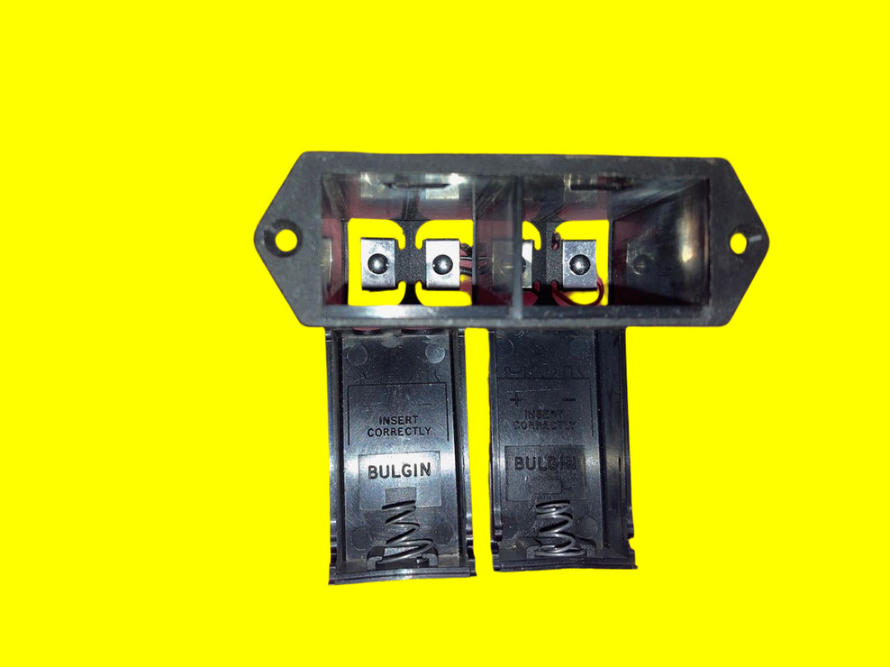 Bulgin,  Twin PP3 Battery Holder, Panel Mount, BX0026