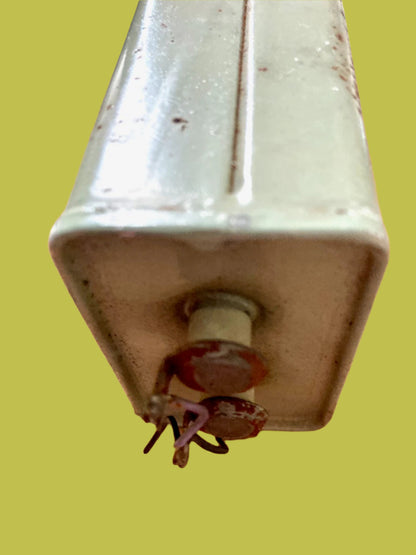 DUBILIER, NITROGOL, PIO, PAPER BLOCK CAPACITOR, CERAMIC TERMINAL, 8uF @ 600V