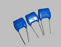 CHARCROFT, HIGH GRADE, SILVER MICA CAPACITOR, 126pF @ 500V WKG