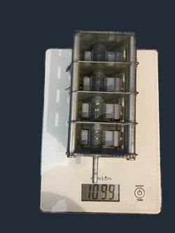 VARIABLE CAPACITOR, TUNING GANG,  QUAD SECTION, 450 + 450 + 450 + 450pF, EX EQUIPT