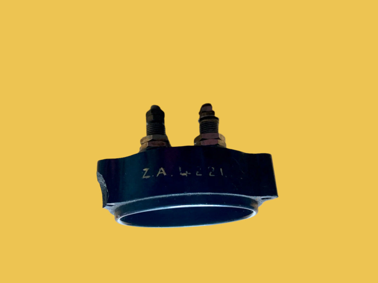 ZA4221, BAKELITE, METER SOCKET, 55mm DIA, FOR PLUG IN MOVING COIL METER