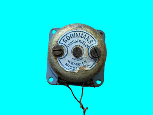 Goodmans Loudspeaker, 3R,  Ex Racal RA17, RA117, 65 x 65mm, T21/204/3