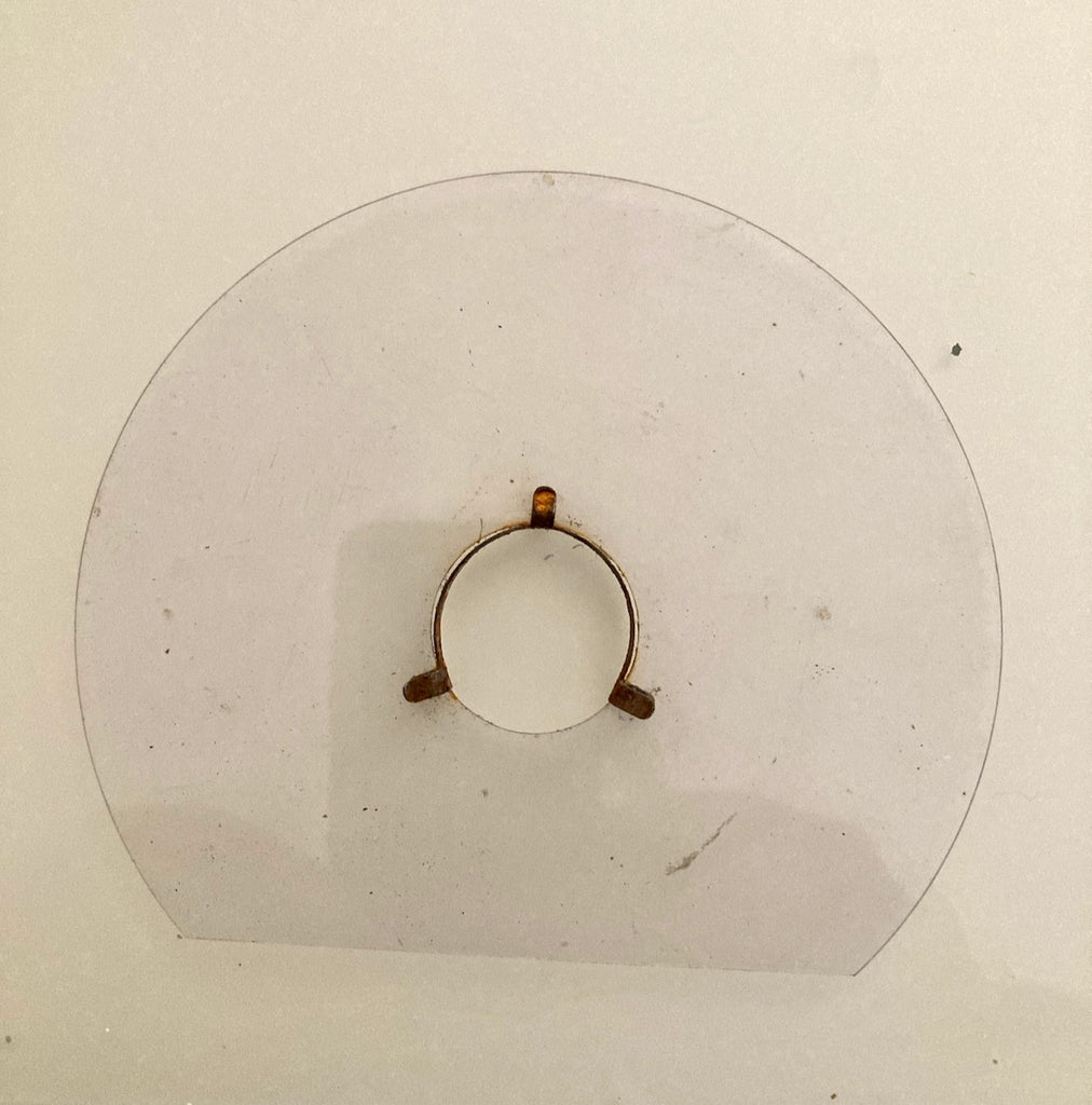 PERSPEX FINGER PLATE, WITH SPRING CLIP, RACAL, RA17, RA117, PERFECT ...