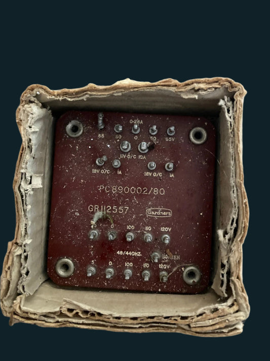 GARDNERS, NEW BOXED TRANSFORMER, 65-50-0-50-65V @ 280mA, 11v @ 10A, 18V @ 1A